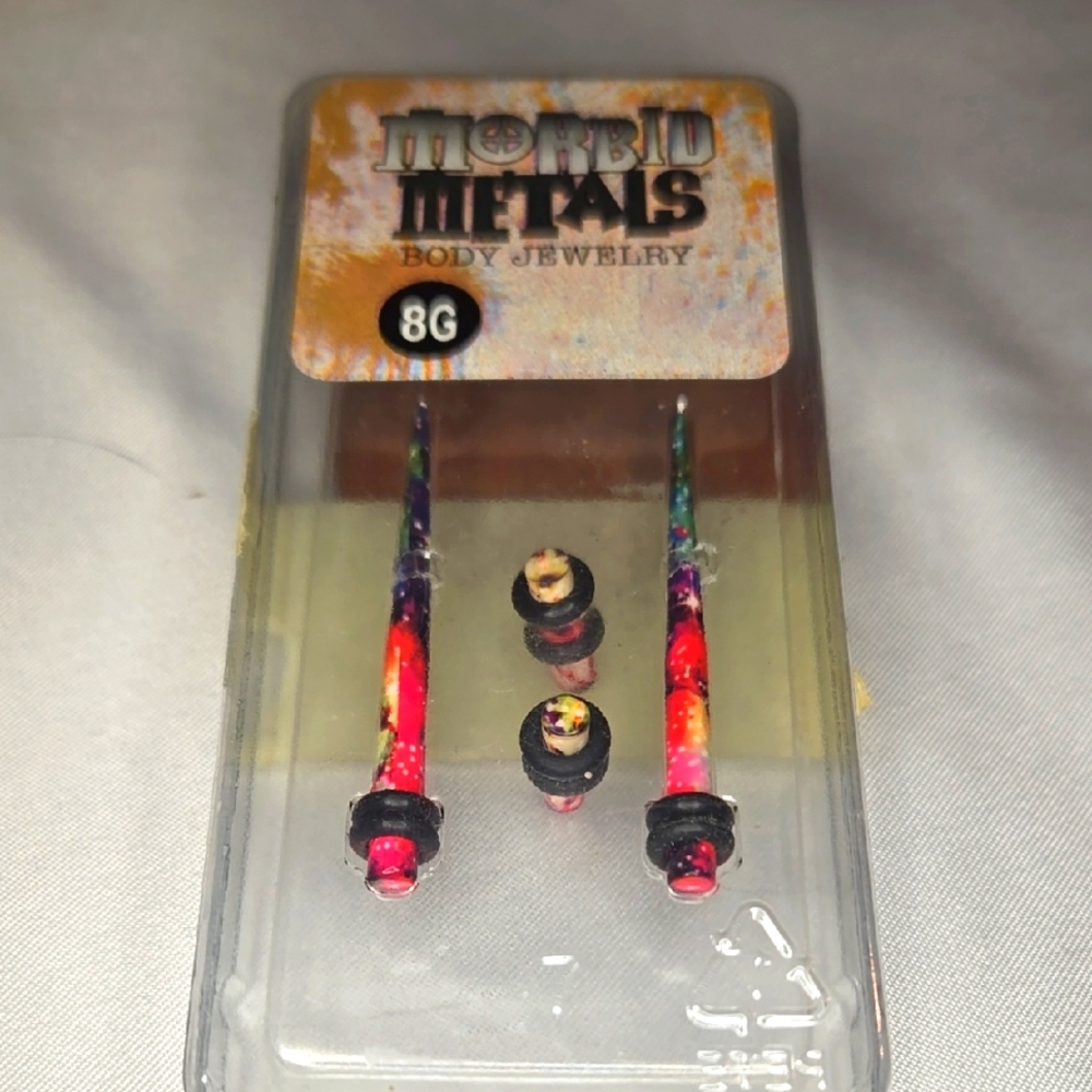 Morbid Metals Galaxy 8g Body Jewelry Set